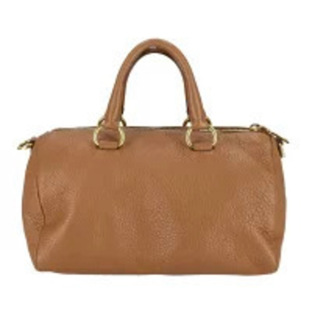 Prada Leather Brown Handbag Vitello B